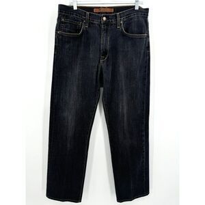 AGAVE Waterman Relaxed Straight Leg Black Gray (Death Valley) Jeans Size 34